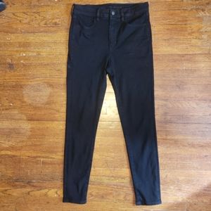 Black AE Dream Super Hi-Waisted Jegging Size 10 Regular